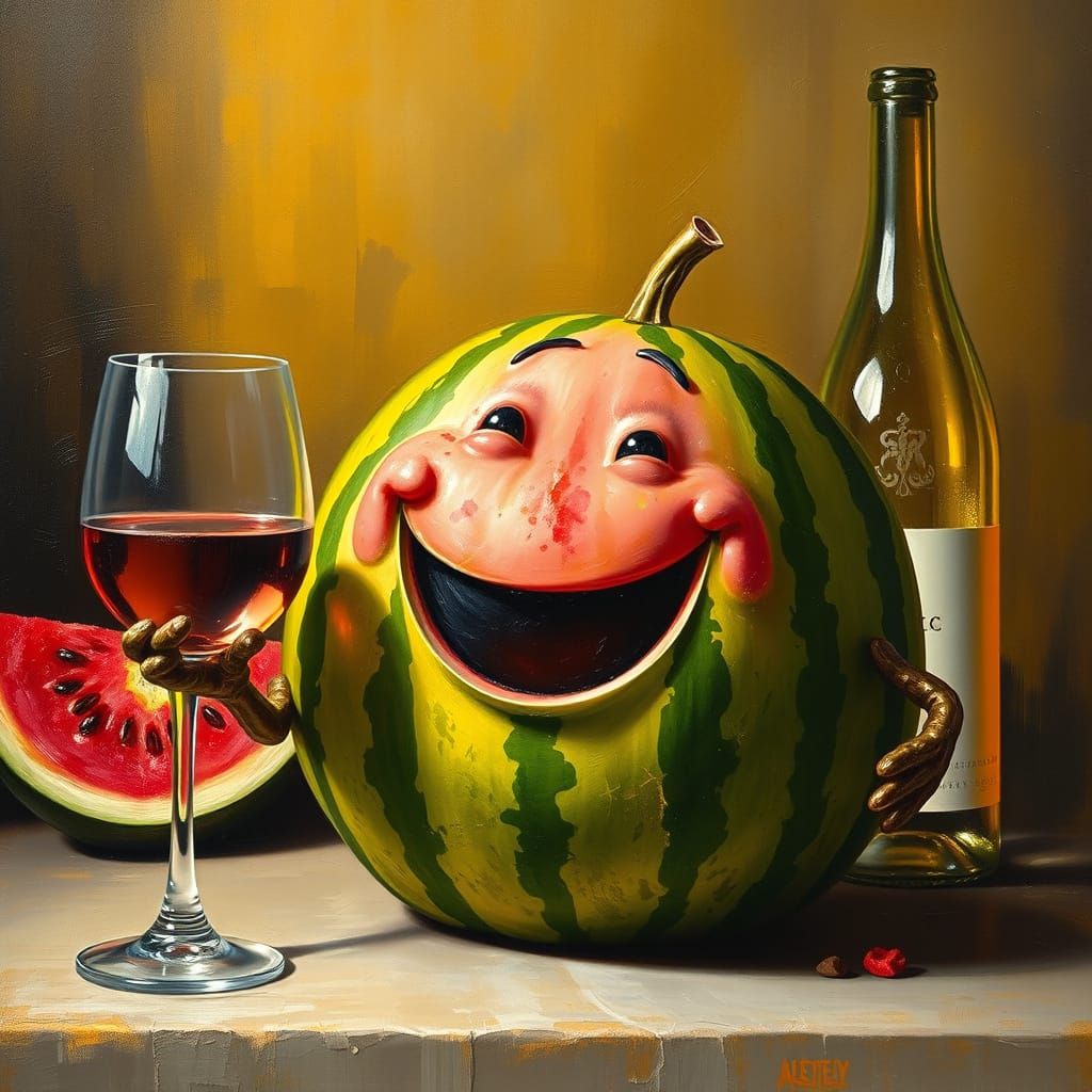 Watermelon wine