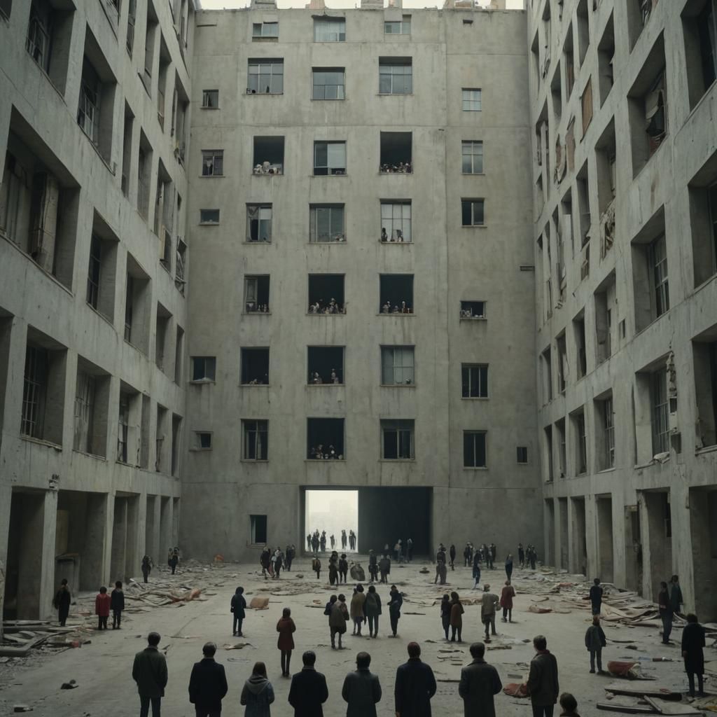 Lost in a Gigantic Building: Surreal Hyperrealism