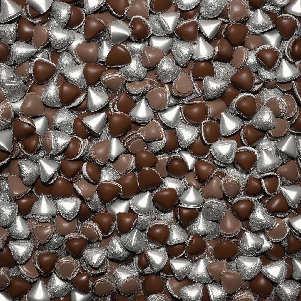 Hershey's Kiss Chocolate Close-Up