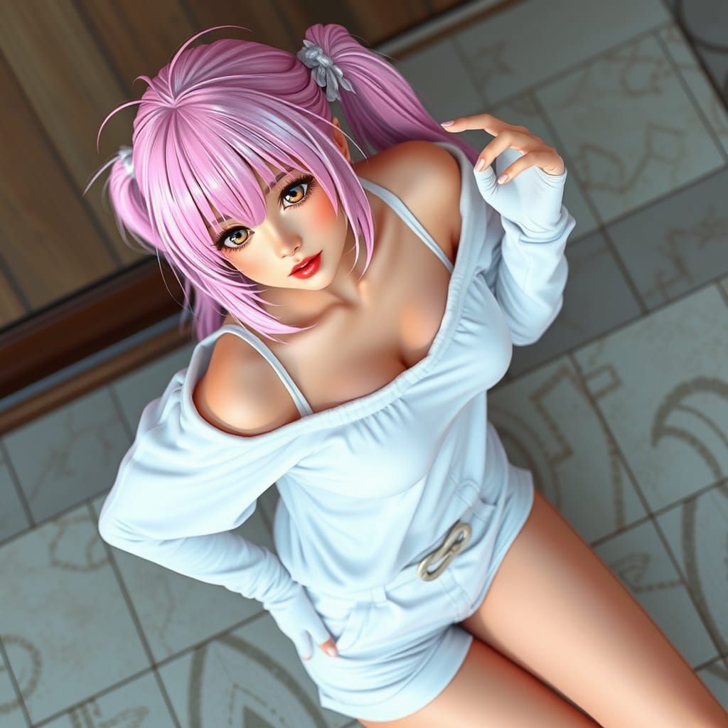 Sakura Haruno: High-Fashion Model Portrait