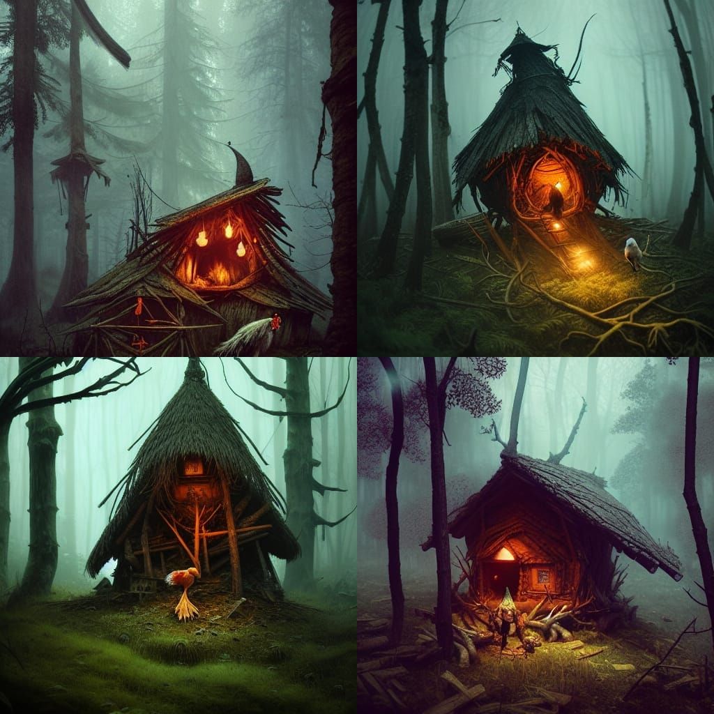 Baba Yaga's Witch Hut on Chicken Legs