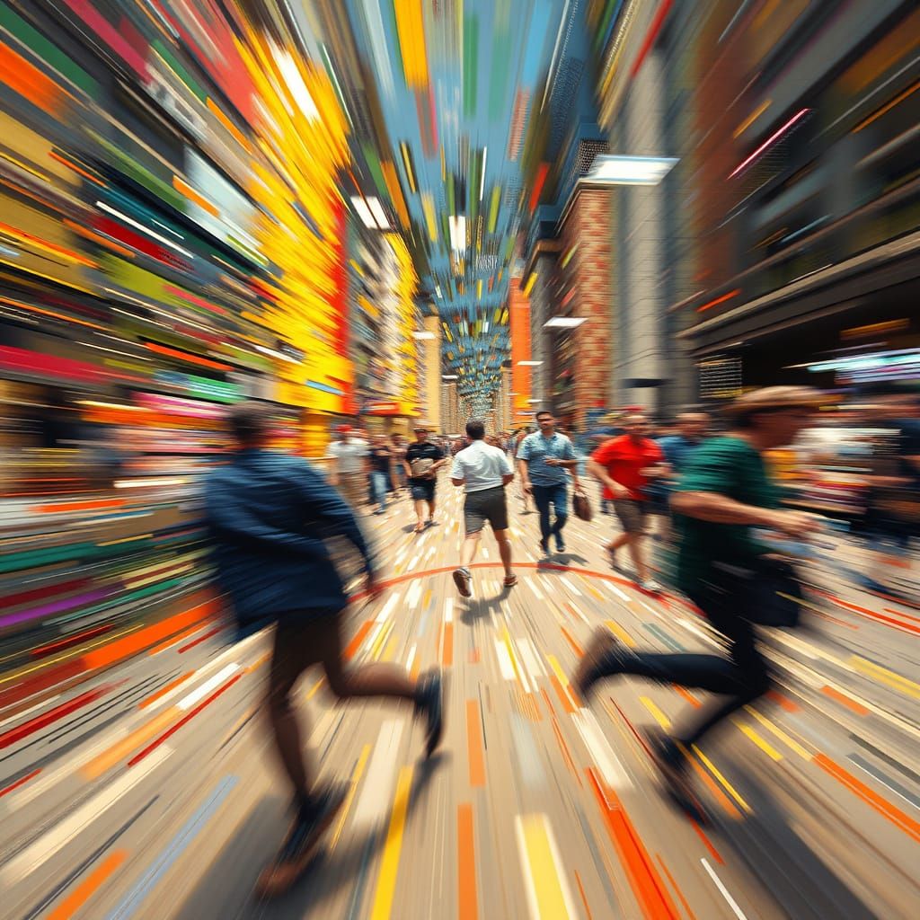 Dynamic Vortex of Color and Light