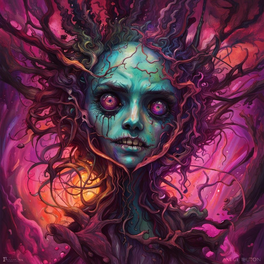 Vivid Vision: Love Crazy in Dark Fantasy Style