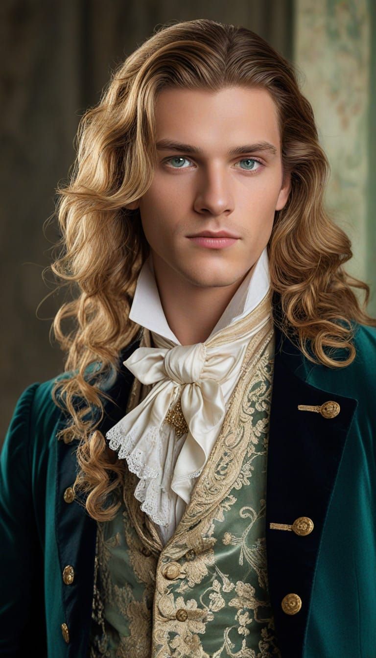 Ethereal 18th Century Gentleman in Jewel Tones