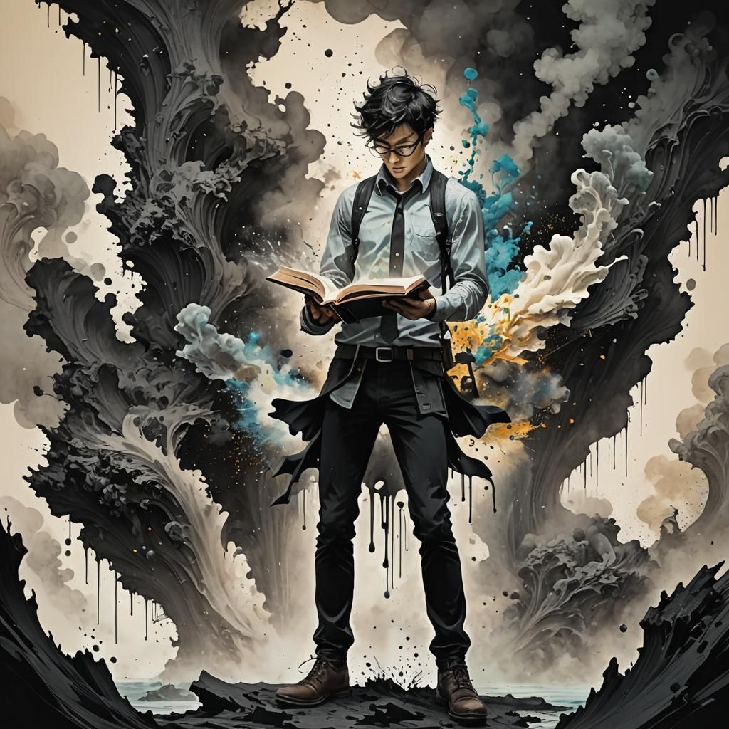 Ink Eruption: A Digital Art Explosion From a Book