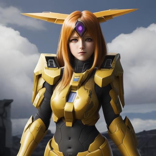 Renamon in Halo Spartan Armor