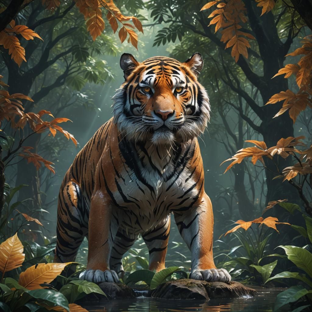 Strong tiger