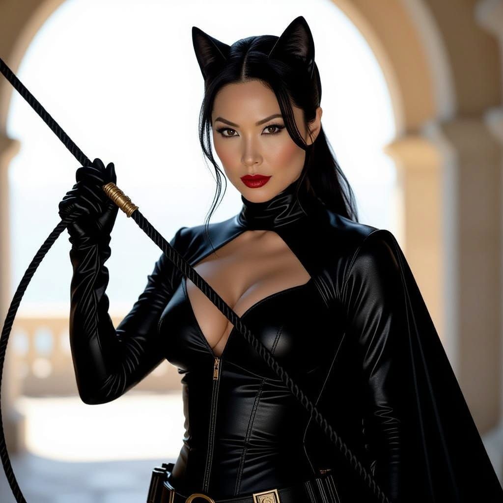 Catwoman in Cinematic Glory: A Masterpiece of Film Noir