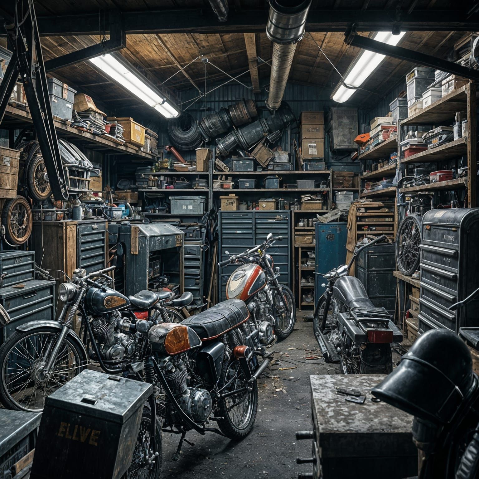 Vintage Motorbikes and Mechanic's Paradise