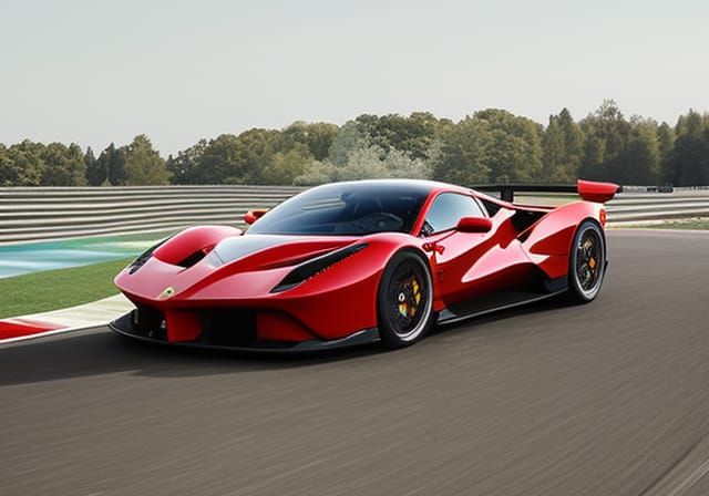 V12 Ferrari Hypercar: High-Performance Sports Car