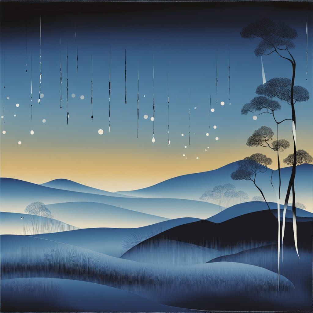 Elderly Woman Practicing Japanese Calligraphy