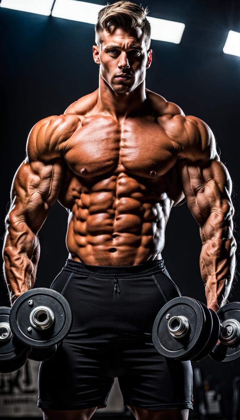 Muscular Ectomorphic Boy Generated by AI