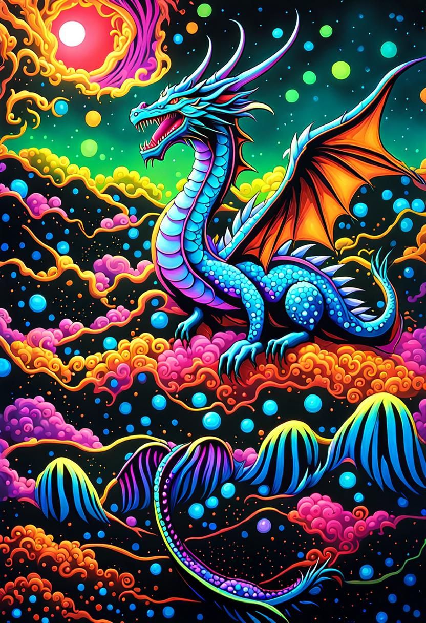Bioluminescent Dragon