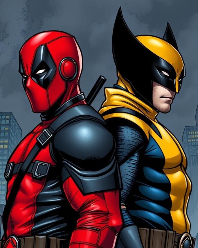 Deadpool and Wolverine AI Interpretation