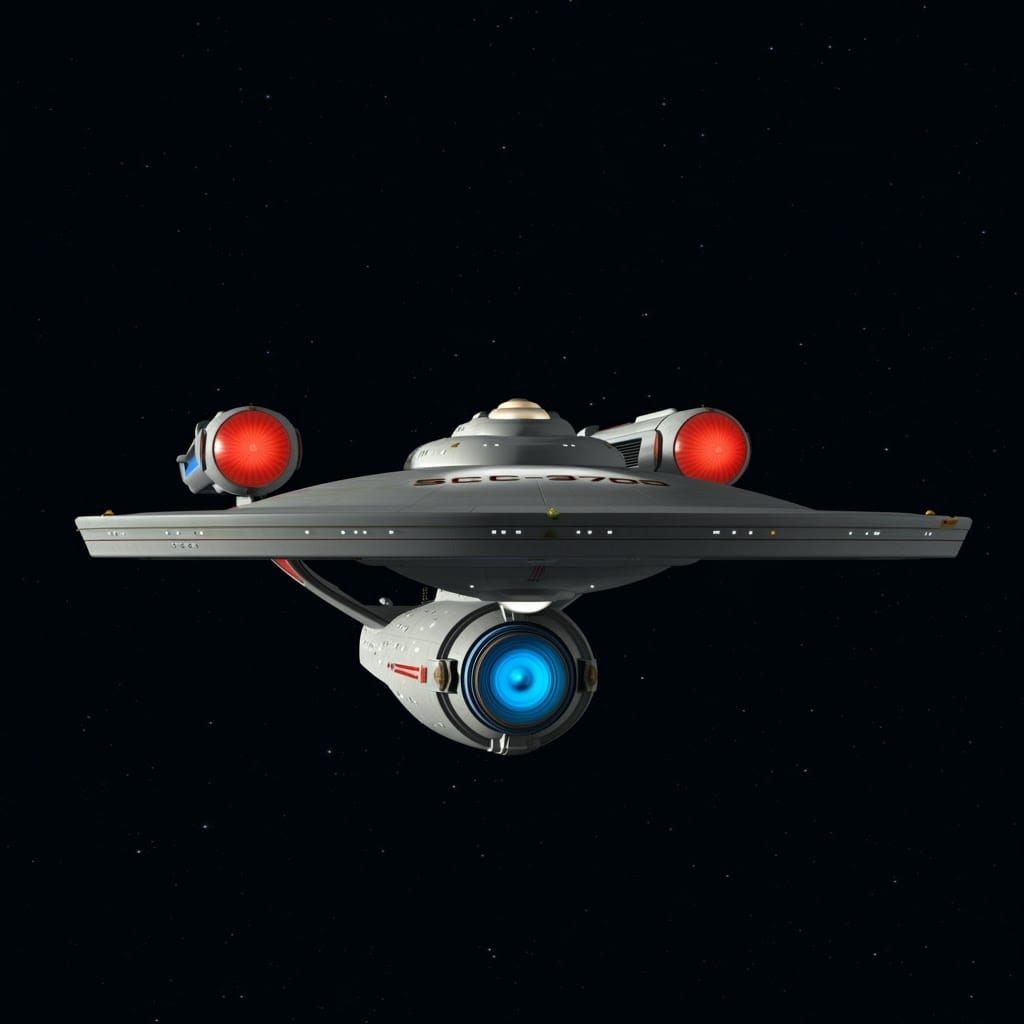 Starfleet Spaceships with Dual Nacelles