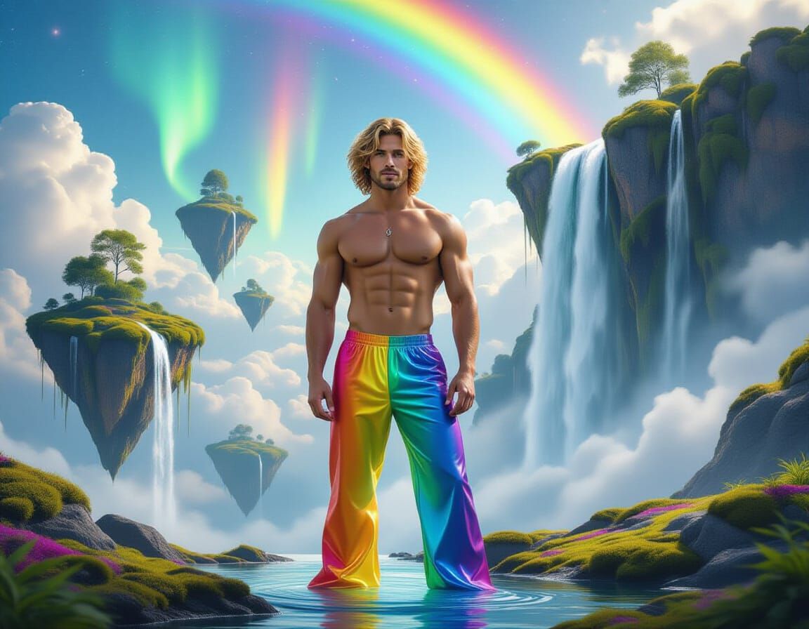 Pride Celebration in a Floating Island Paradise