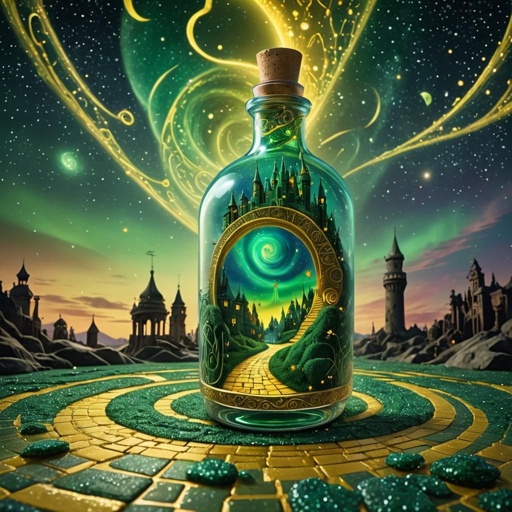 Emerald City in a Bottle: Surreal Space Fantasy