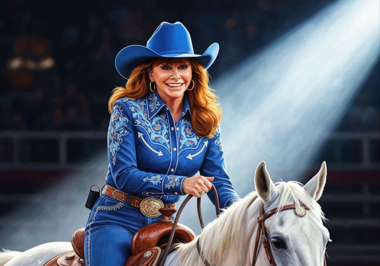Reba McEntire in Vibrant Western Portrait