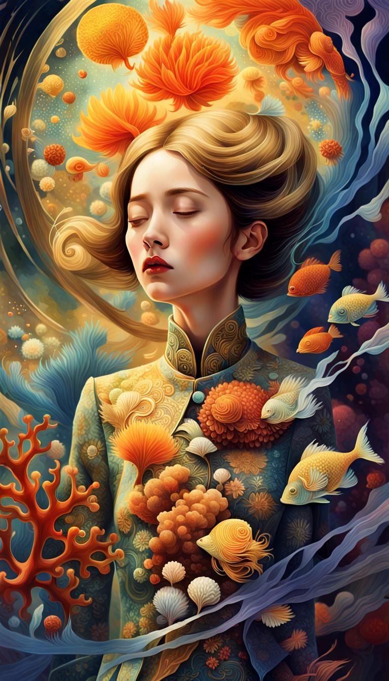 Surreal Transformation Art in Rich Colors