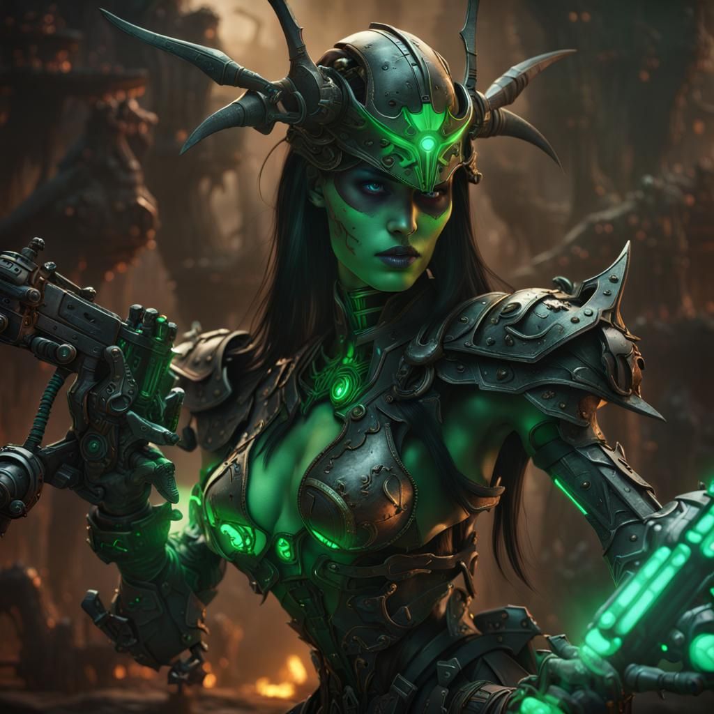 Dark Eldar Pirate vs Necron Robot: Warhammer 40K