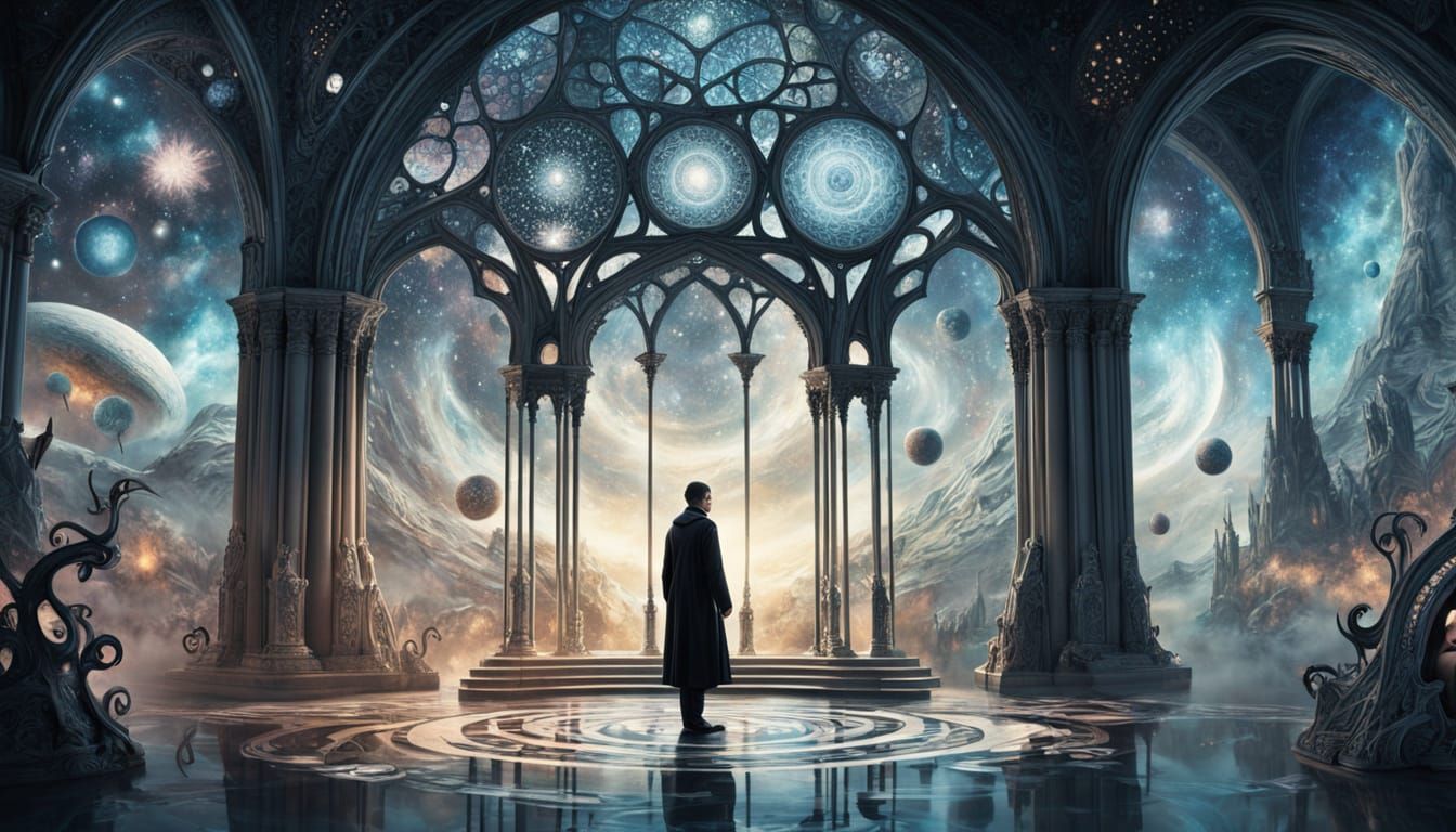 Surreal Ethereal Museum of Celestial Wonders