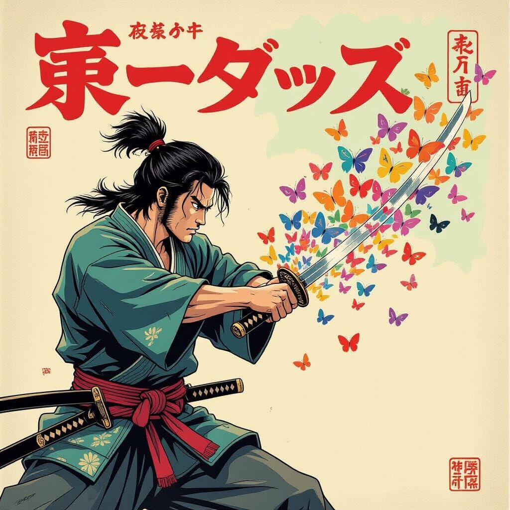 Samurai Manga: When the Sword Blooms