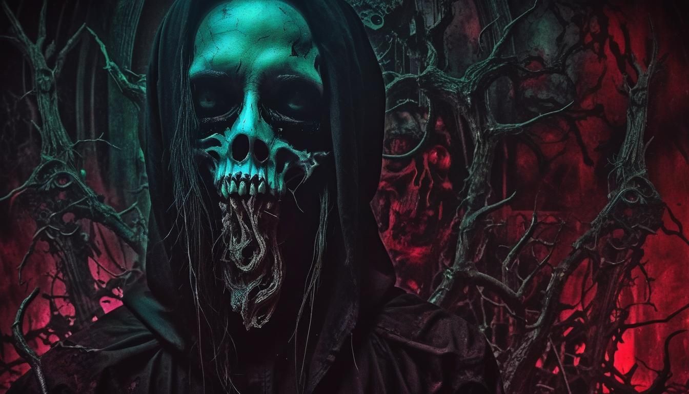 Dark Horror Miasma in Gothic Mixed Media