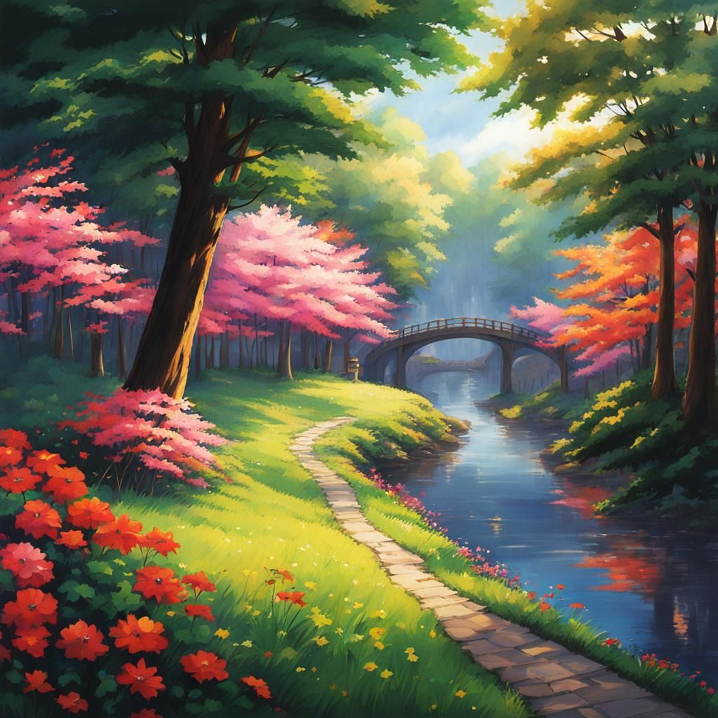 Anime Style AI Generated Art