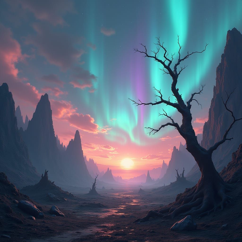 Ethereal Post-Apocalyptic Dreamscape Unveiled