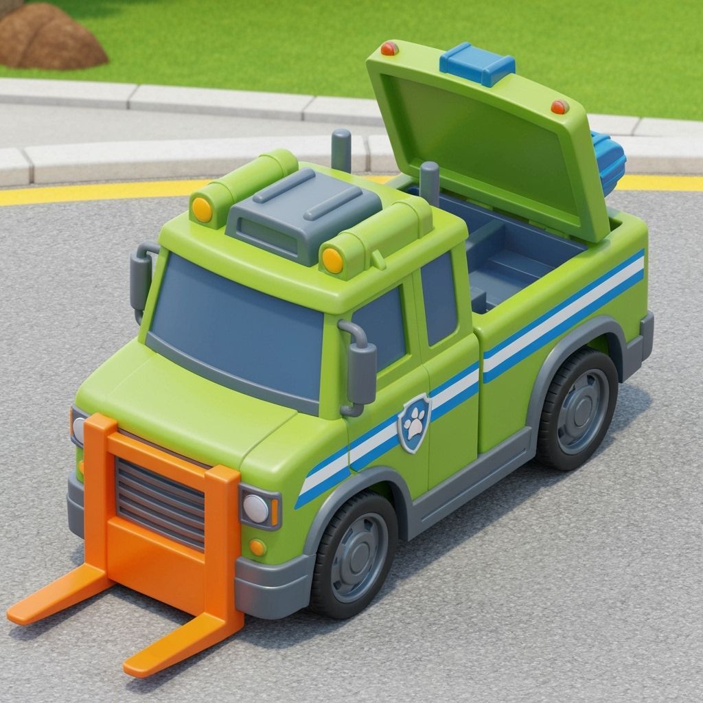 Paw Patrol Recycling Truck with Forklift