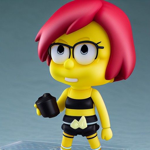 Anime Nendoroid of Spongebart Simpsonpants Figurine