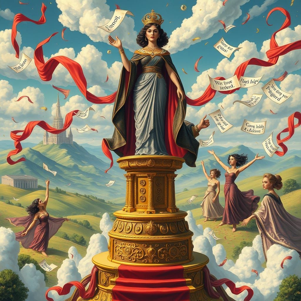 Empowered Women Reign Supreme in Vibrant Surrealist Celebrat...