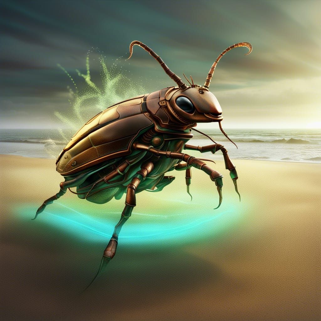 Steampunk Cockroach 7
