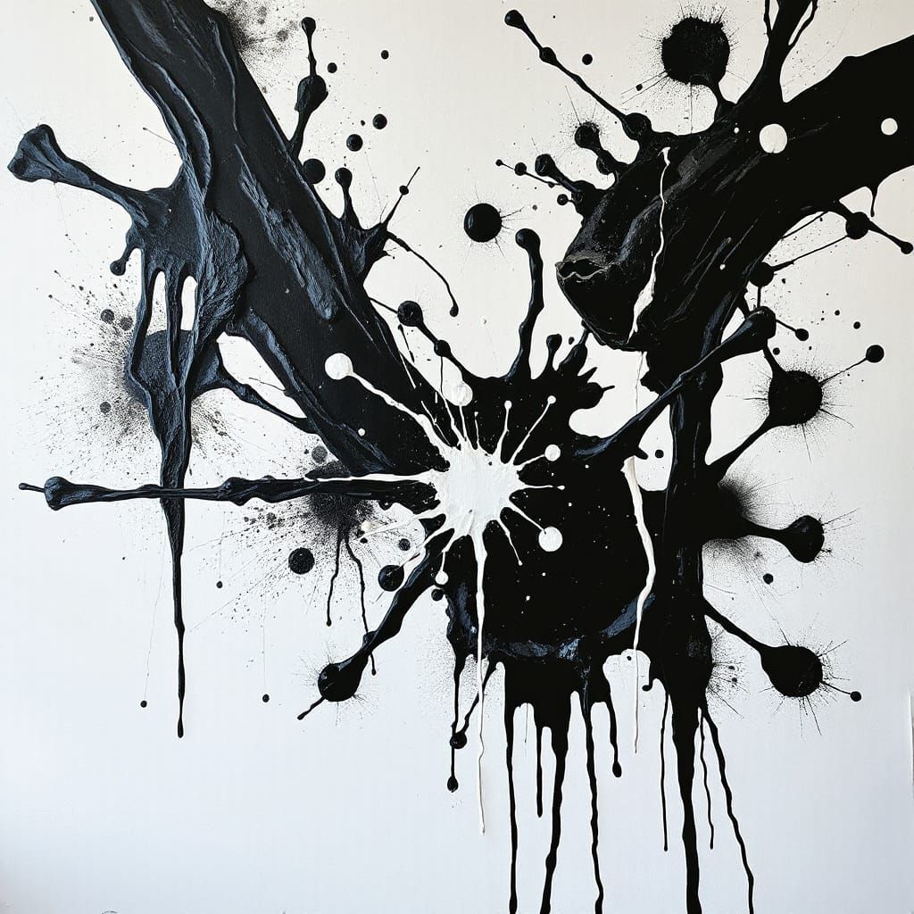 Surreal Black Canvas Masterpiece