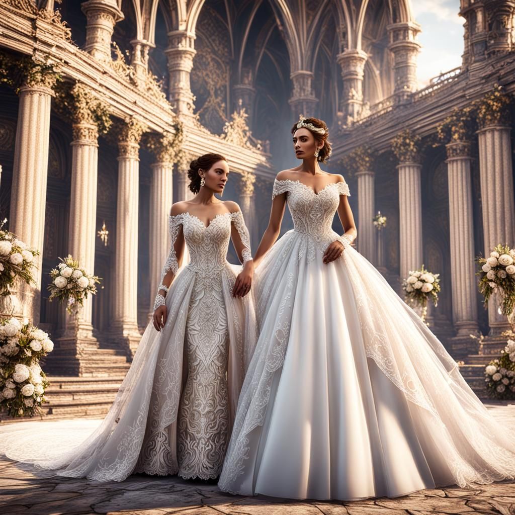 Fantastical Wedding Dresses Concept Art