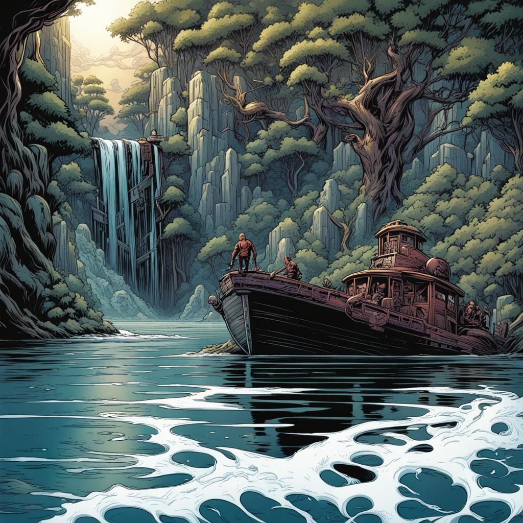 Modern Comic Book Art Illustration