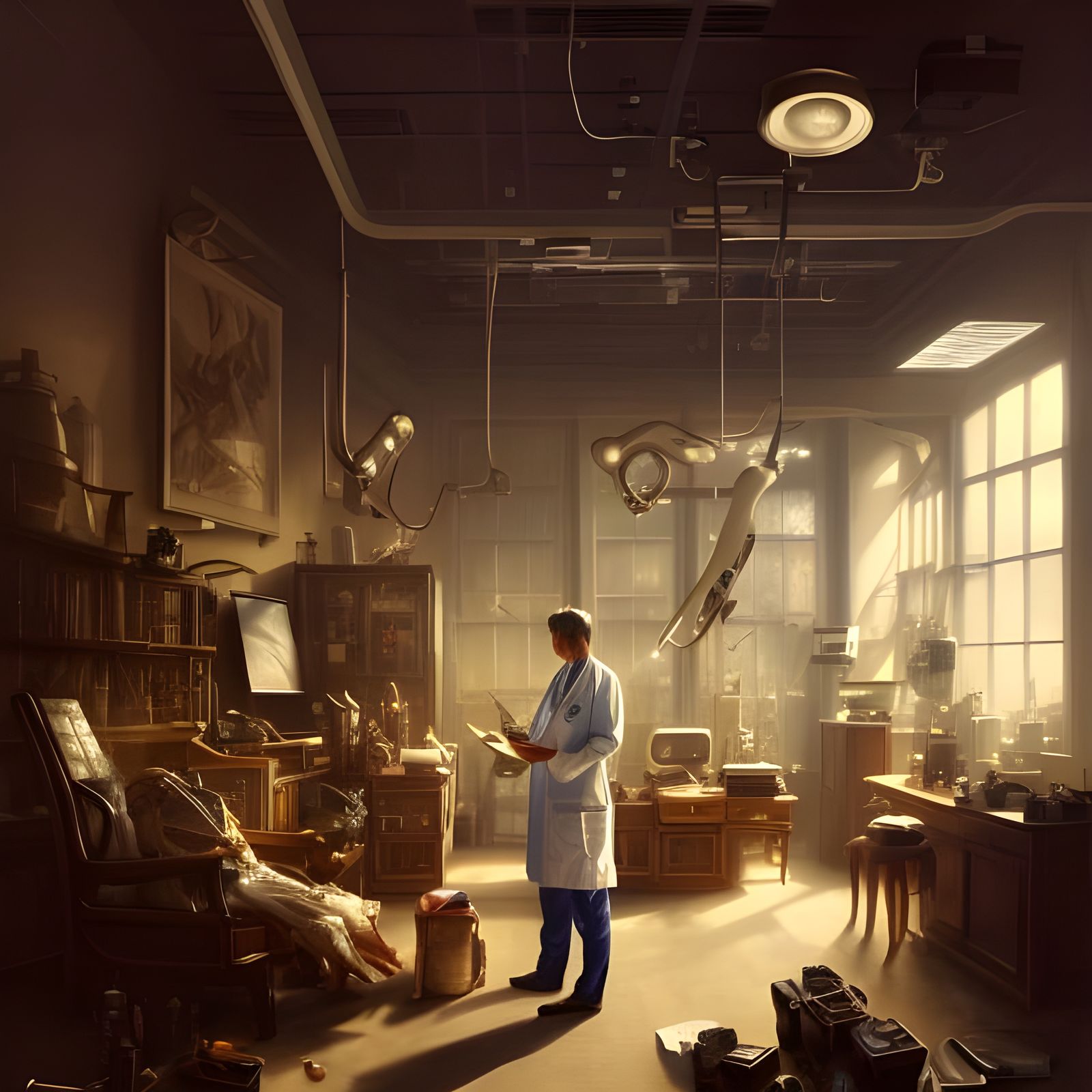 Medical Office in Hyper-Realistic Digital Art