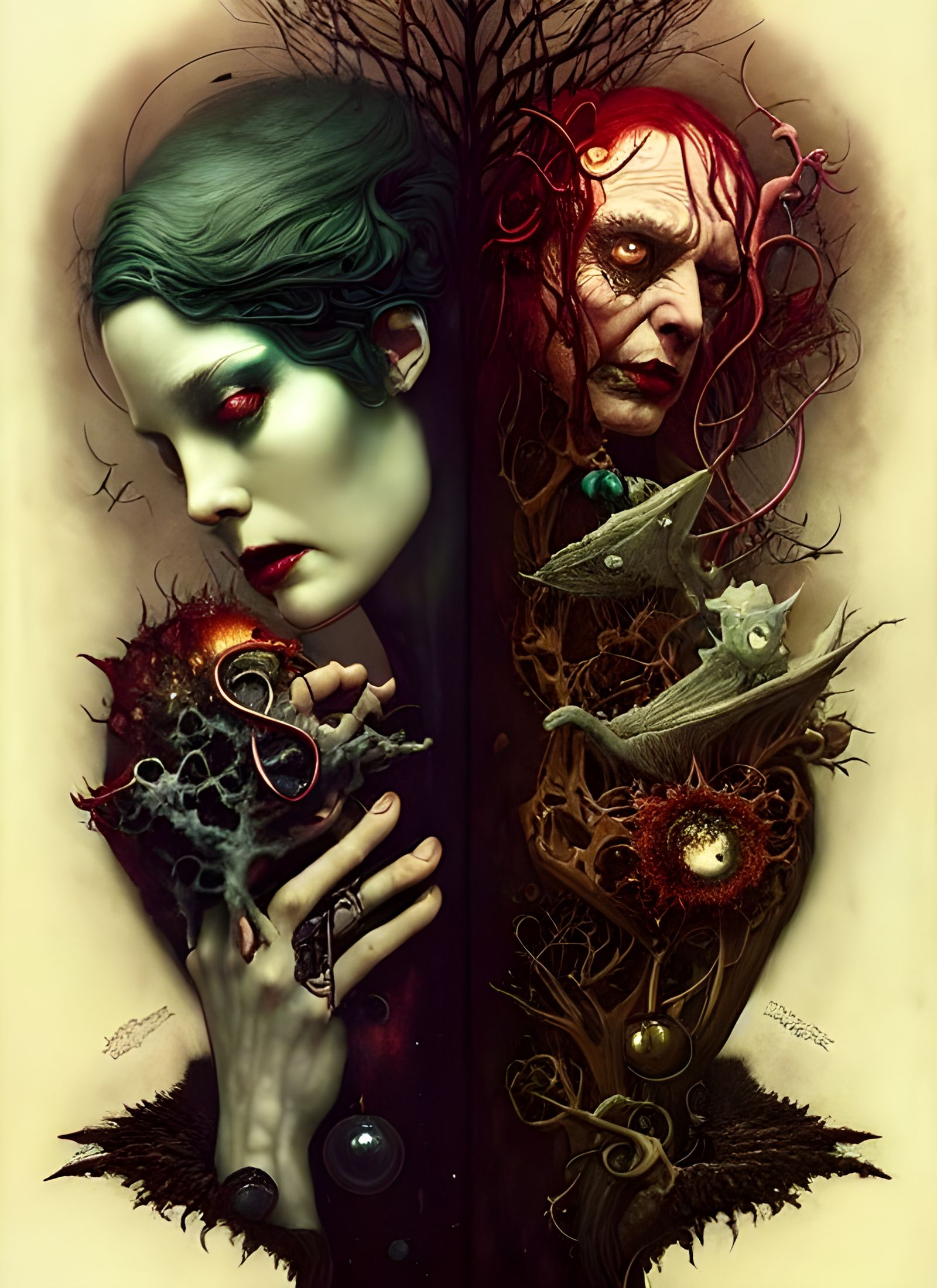 Good vs Evil: Detailed Digital Art