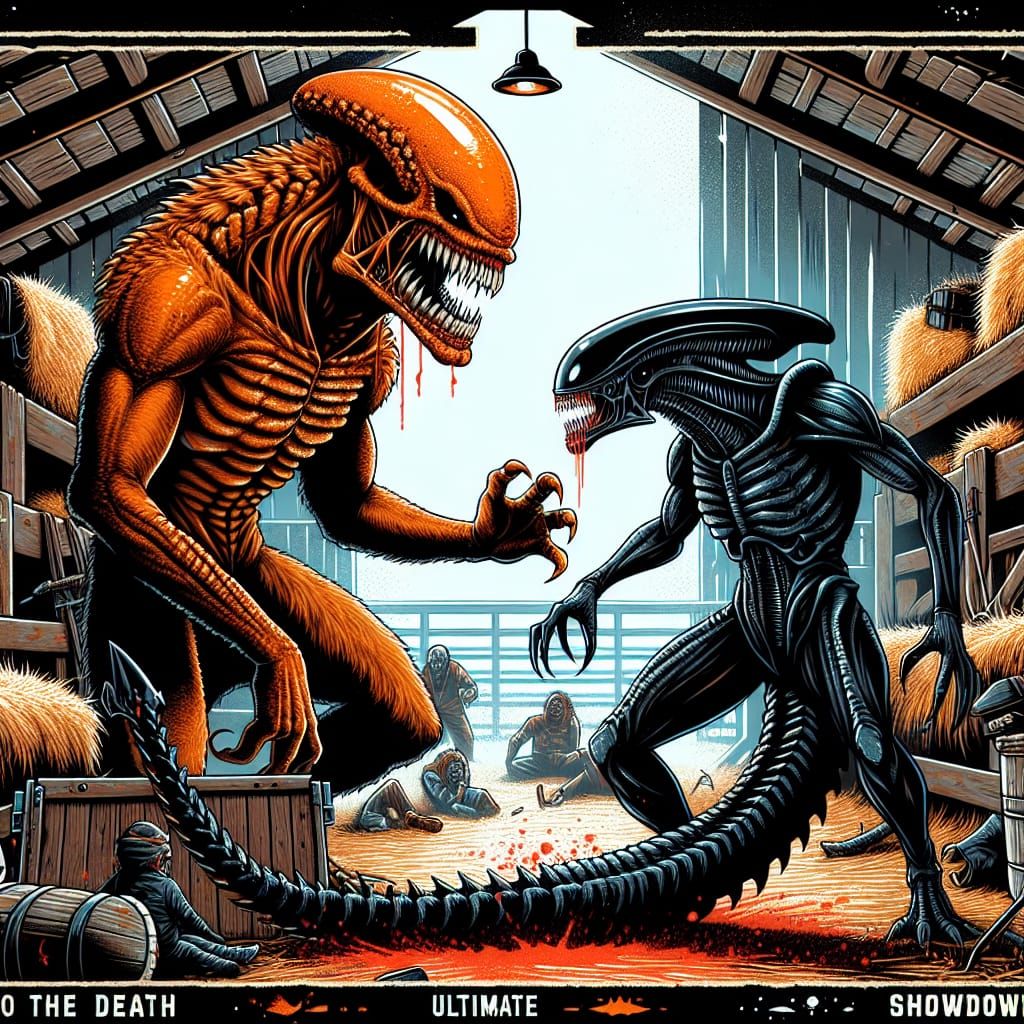 Pumpkin Head versus Alien