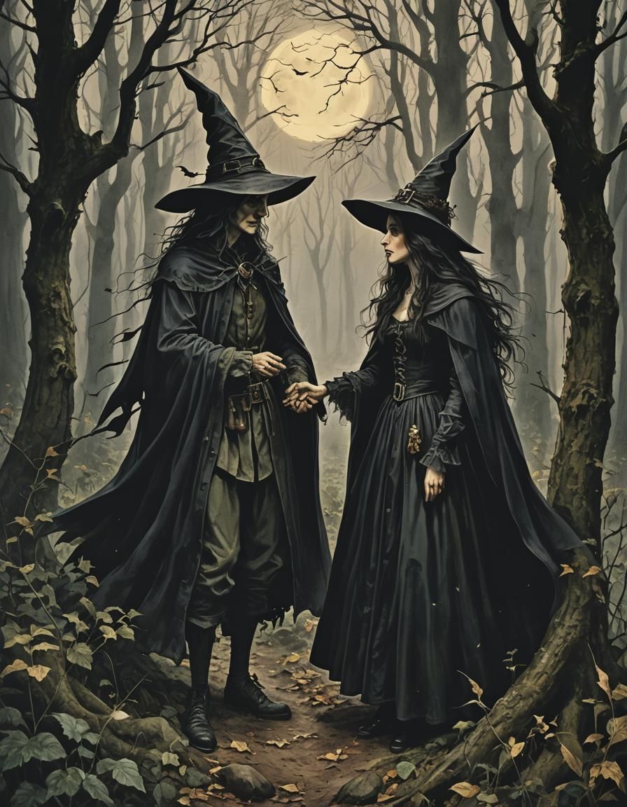 Mysterious Enchantment in a Dark Wood