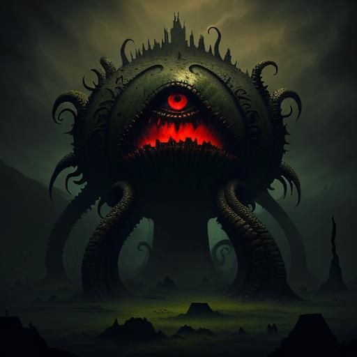 Beholder in the Underdark: A Dark Fantasy Abomination