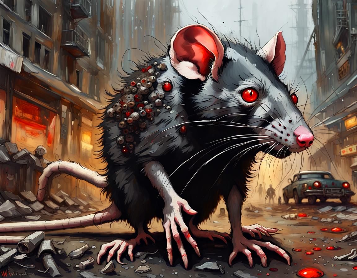 Giant Mutant Rat Invades Post-Apocalyptic City