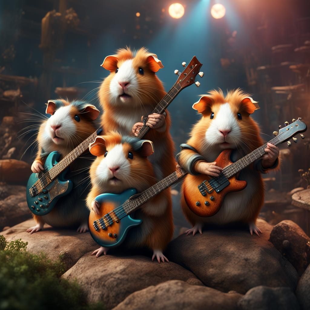 Guinea Pig Rock Band: Fantasy Concept Art