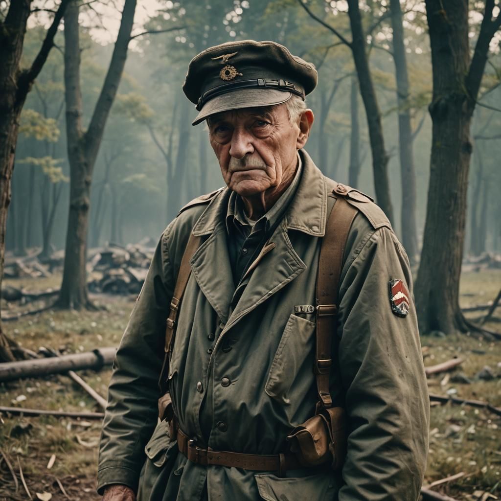 grandfather reflecting on world war 2