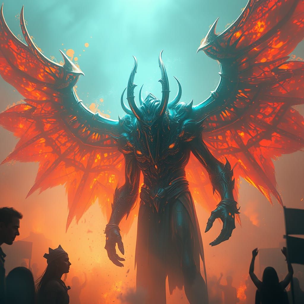 Biblical Nephilim Concept Art in 4K