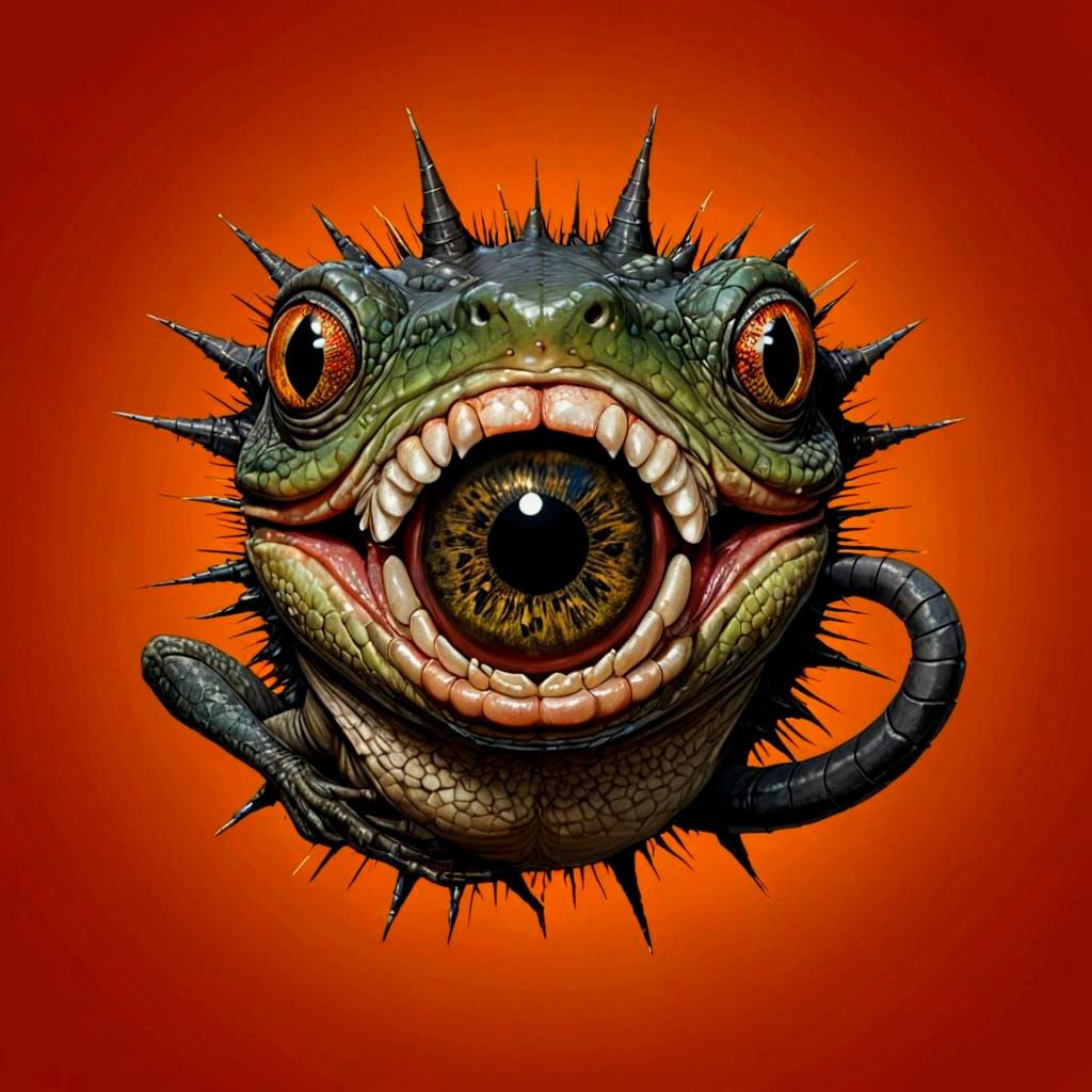 Macabre Assemblage of Witches' Brew Ingredients