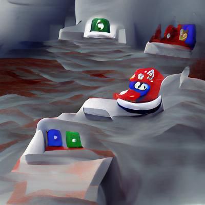 Dire Dire Docks: A Dreamlike Underwater Scene