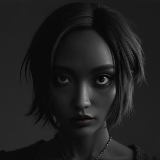 Dramatic Chiaroscuro Study in Light and Shadow