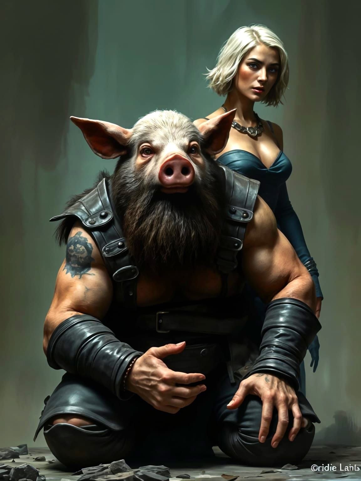 Reverence: A High-Fantasy Scene in Rutkowski Style