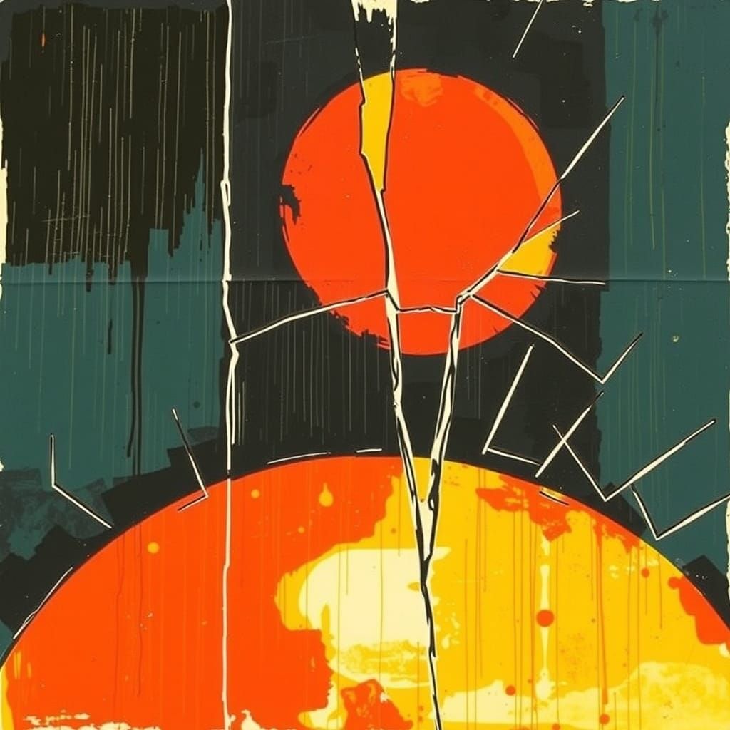 Fractured Sun.  Hard Rain Gonna Fall.